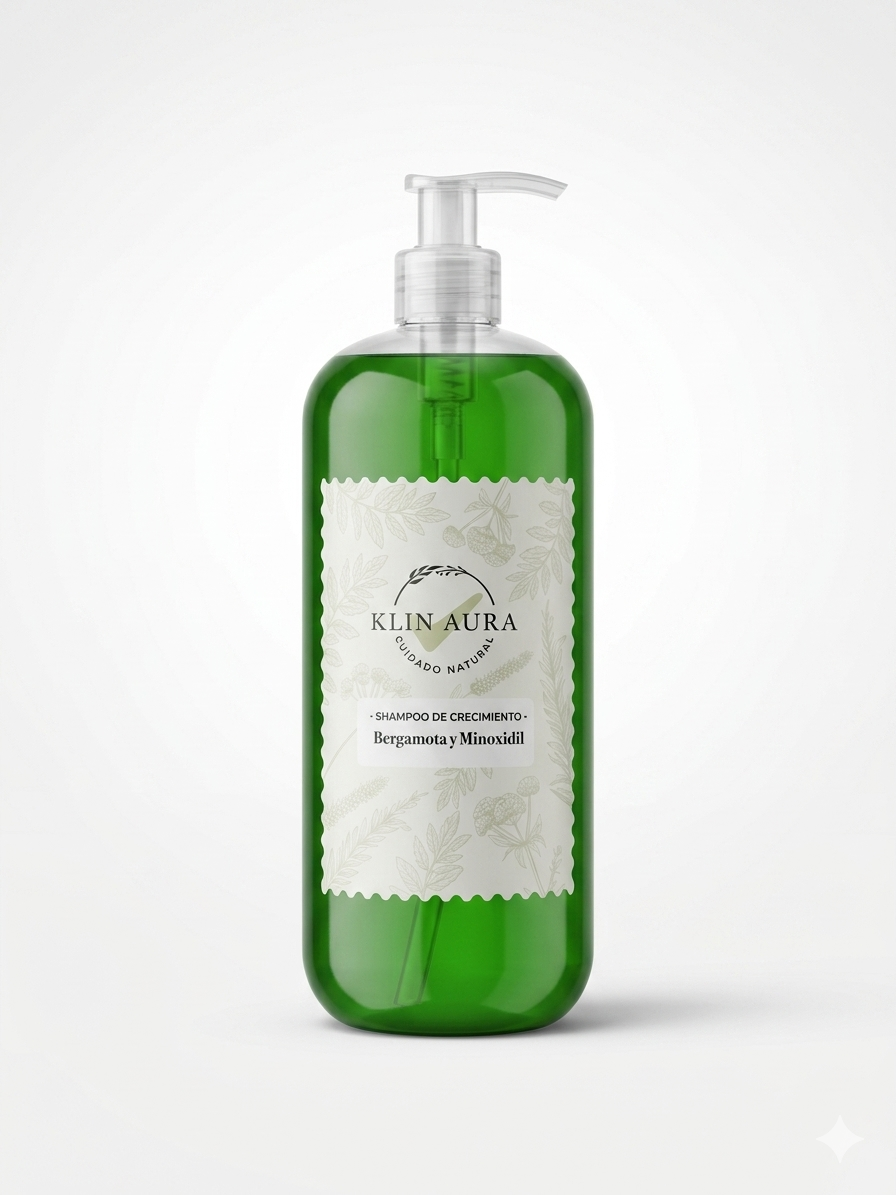 Shampoo Bergamota y Minoxidil